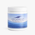 Upcurrent Pre-Workout Blend Strawberry Shortcake supplement container on a white background