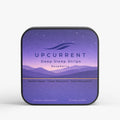 Upcurrent Deep Sleep Strips packaging with purple and blue design on a white background