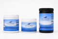Three UpCurrent supplement containers on a white background