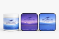 Upcurrent products including a jar, strips, and packets on a white background