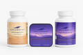 Three Upcurrent supplement products on a white background
