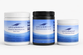 Three Upcurrent supplement containers on a white background